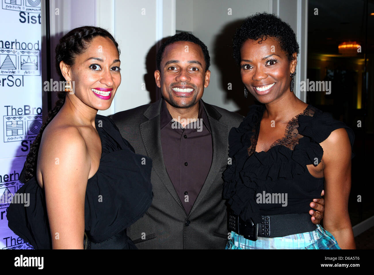 Tracee Ellis Ross, Hill Harper,Vanessa Williams La Fraternité/soeur Sol's Bro/SIS s'agit de collecte de fonds d'Hollywood, Los Angeles Banque D'Images