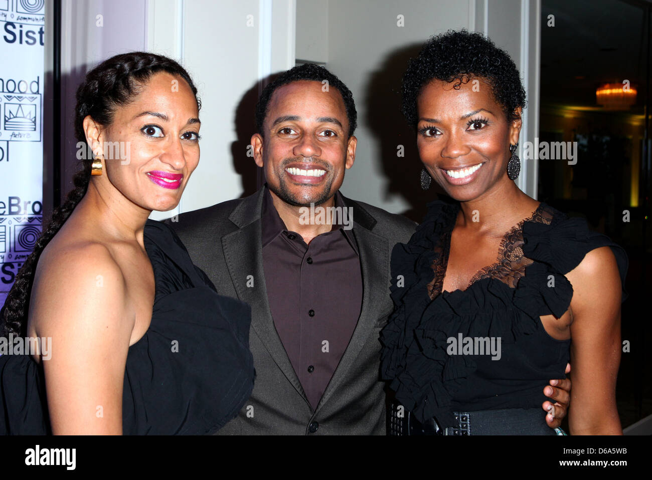 Tracee Ellis Ross, Hill Harper,Vanessa Williams La Fraternité/soeur Sol's Bro/SIS s'agit de collecte de fonds d'Hollywood, Los Angeles Banque D'Images