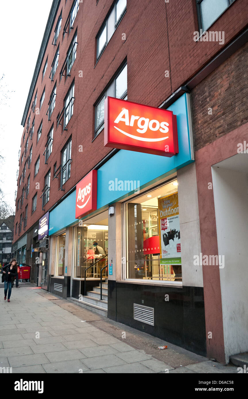 Argos boutique high street chaine londres centrale Banque de