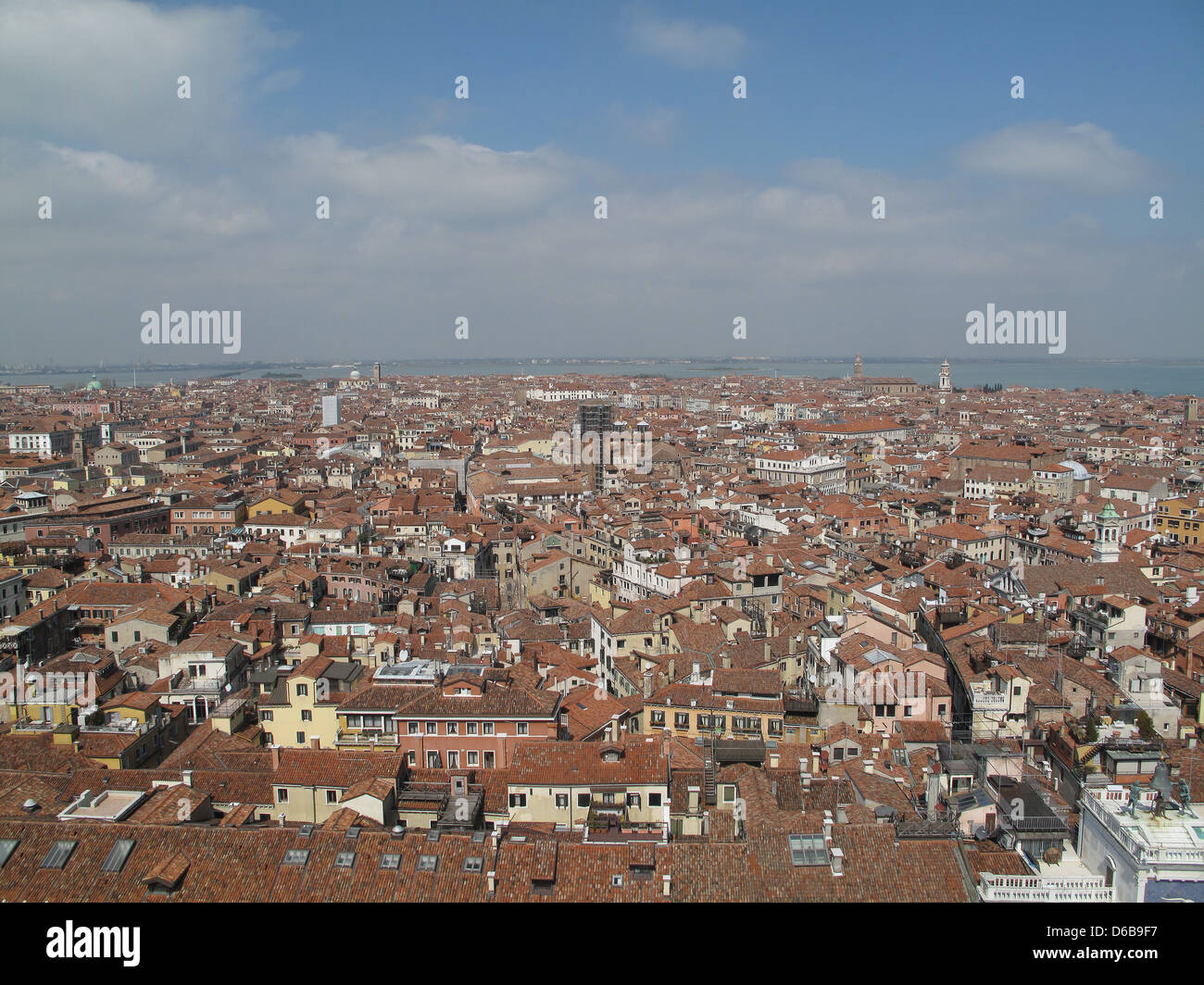 Vue sur Venise Italie Banque D'Images