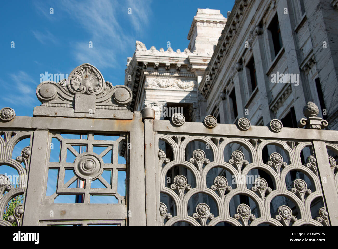 L'Uruguay, Montevideo. Palais législatif historique, siège de Parlement uruguayen. Banque D'Images