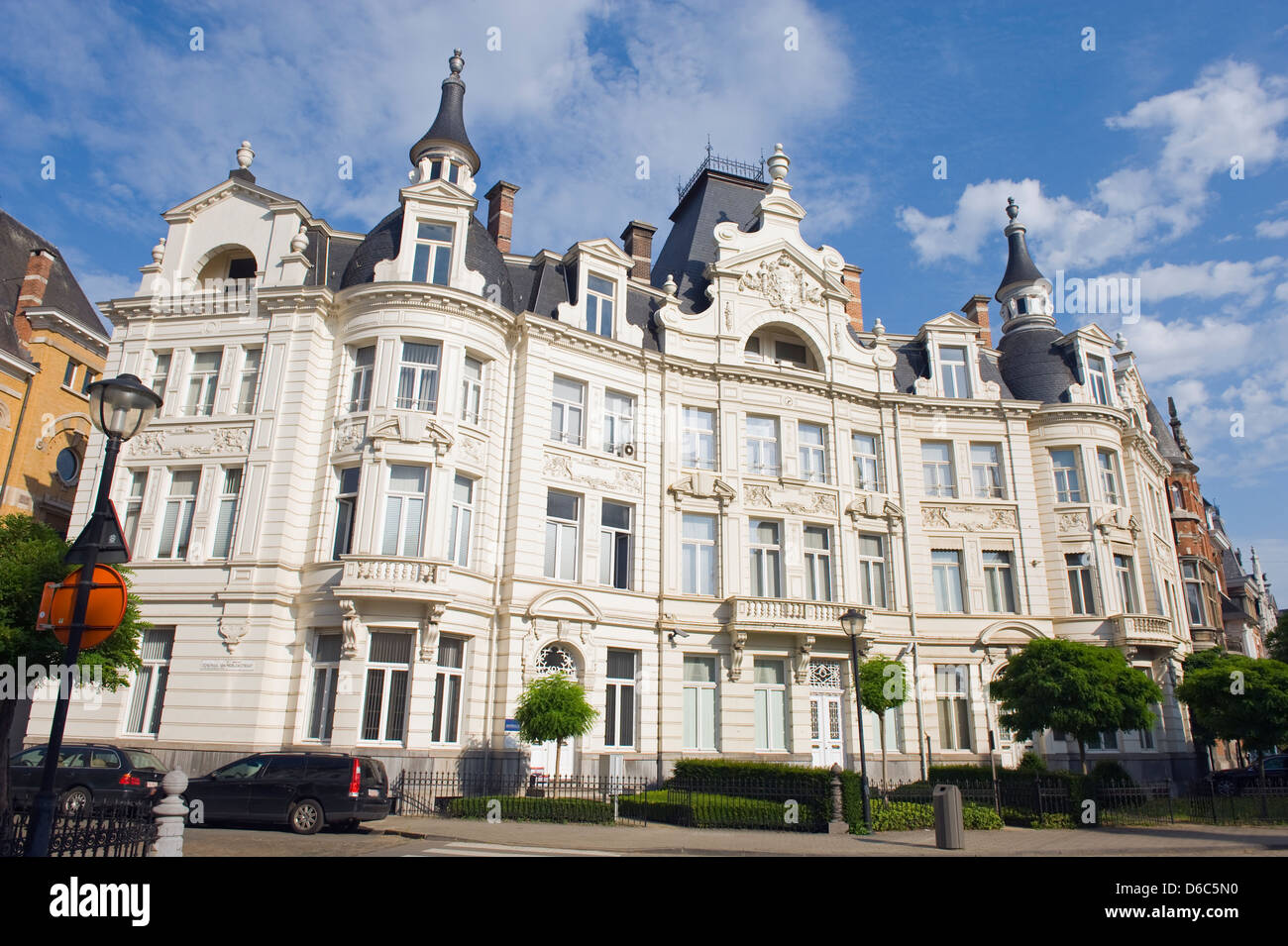 L'architecture art déco, Anvers, Flandre, Belgique, Europe Banque D'Images