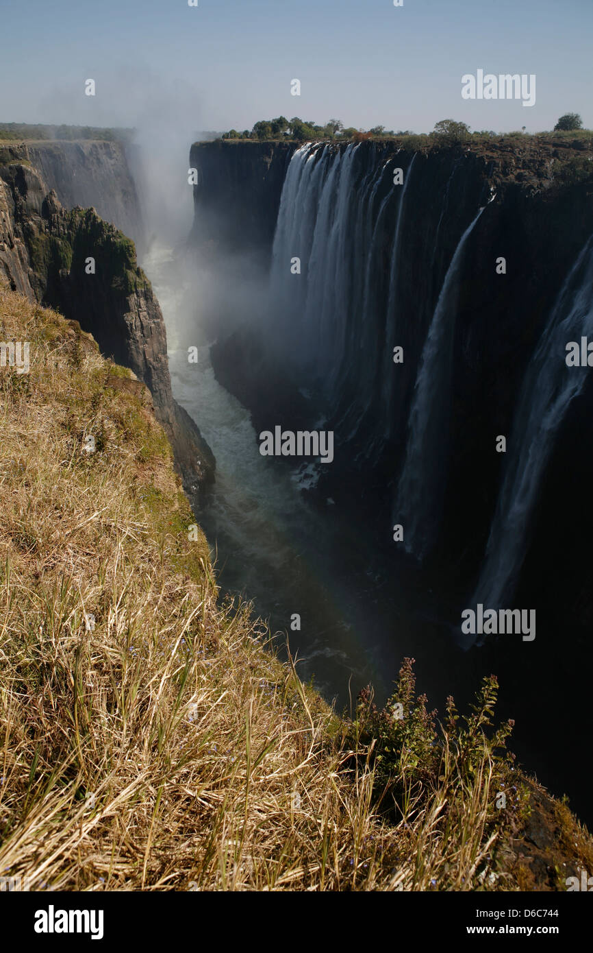 Victoria Falls, Livingstone, Zambie, Afrique du Sud Banque D'Images