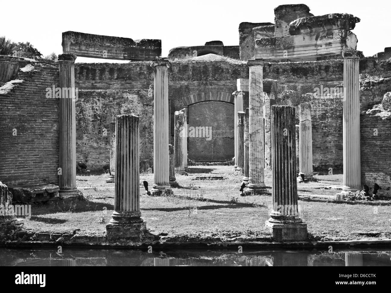 Colonnes romaines Banque D'Images