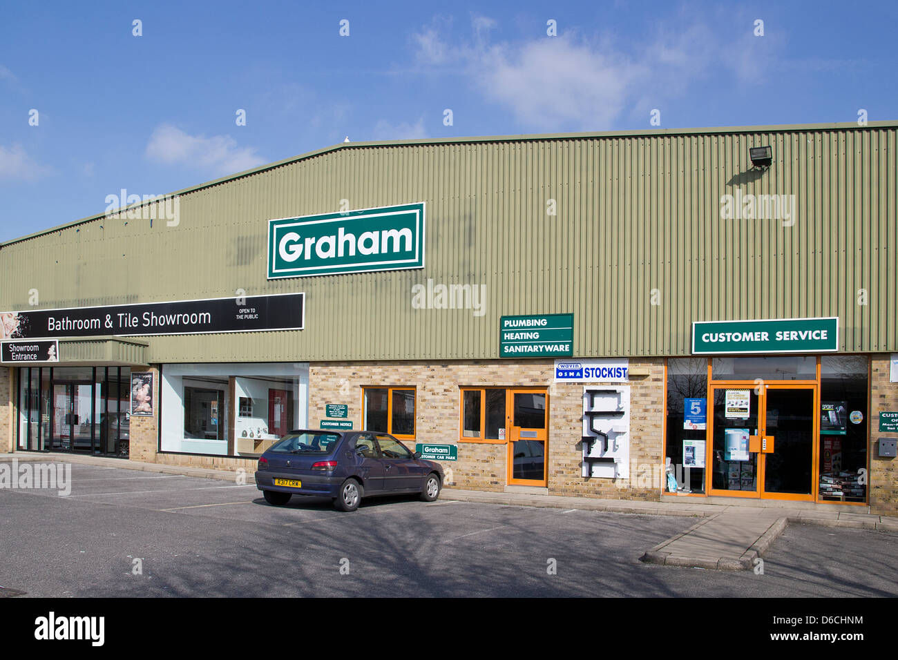 Graham Builders fournisseurs marchands Canterbury UK Banque D'Images