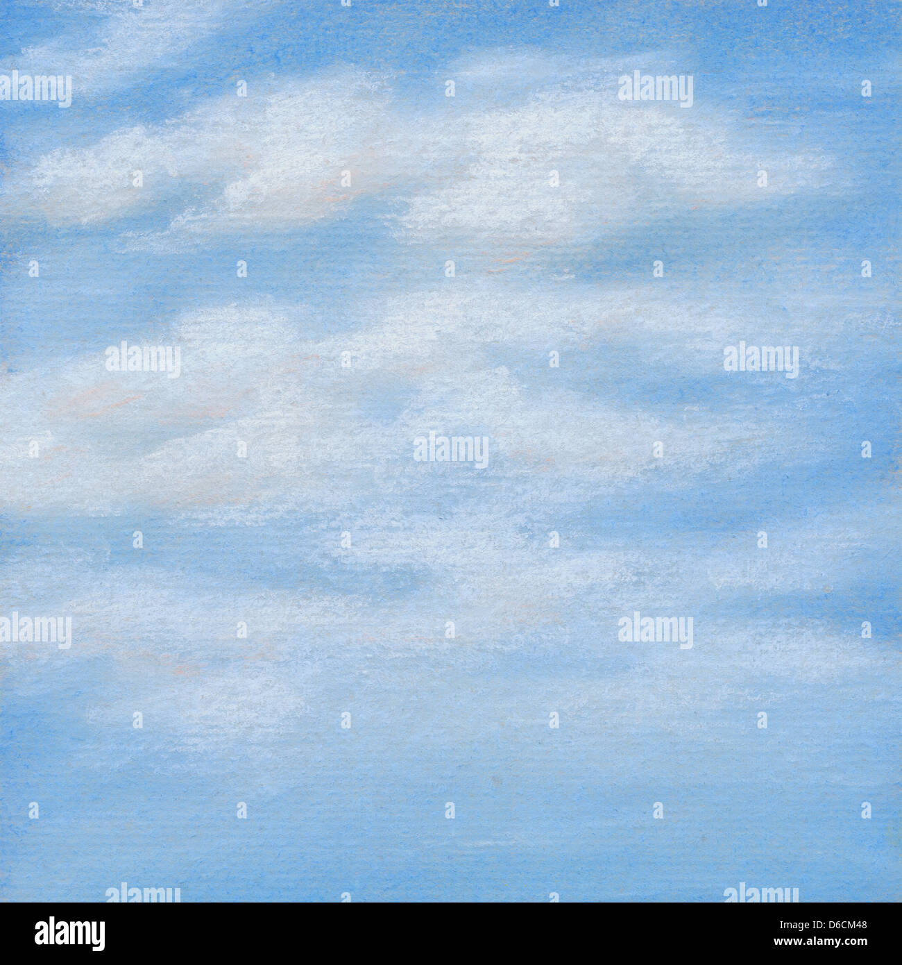 Photo, pastel, avec des nuages ciel Banque D'Images