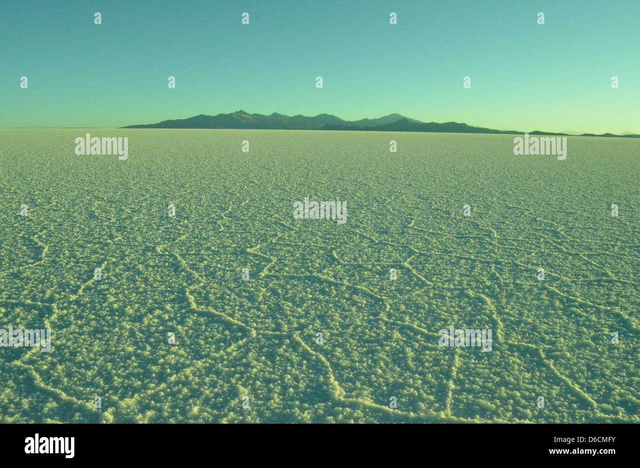 Le Salar de Uyuni, Bolivie Banque D'Images