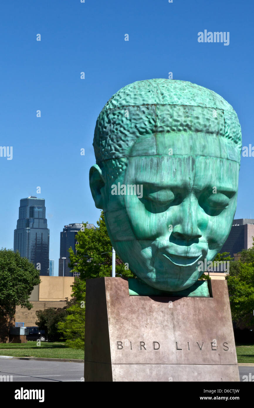 18e et de la vigne, District de Jazz de Kansas City, MO, USA Banque D'Images