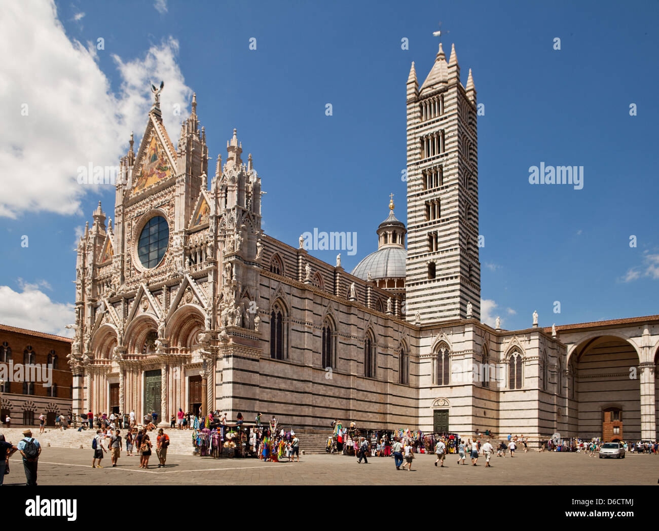 Le Duomo de Sienne Banque D'Images