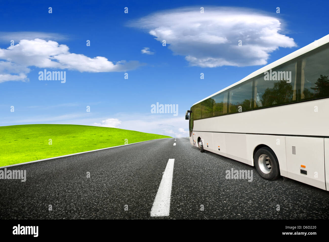 Bus de tournée Banque D'Images