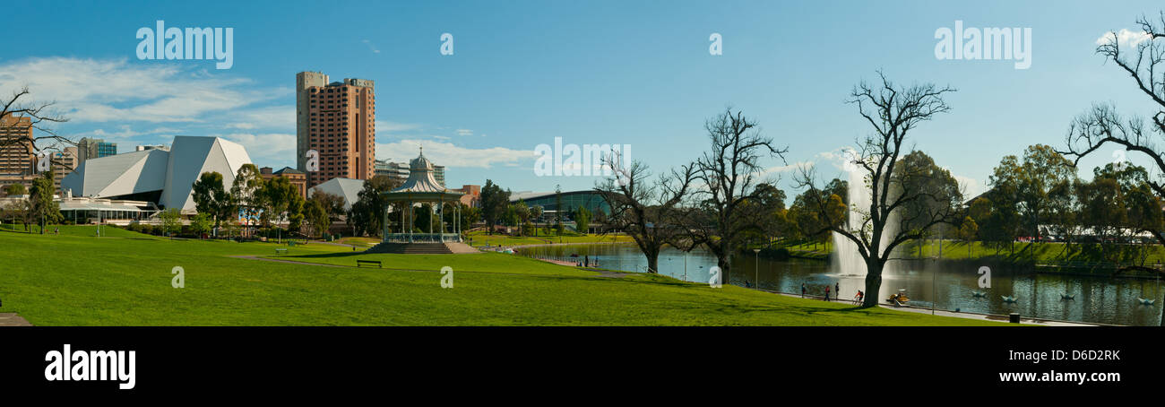 Adélaïde et rivière Torrens, Australie du Sud, Australie Banque D'Images