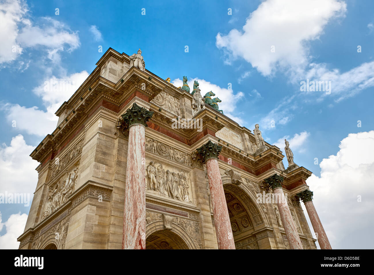 Arc de Triomphe, Paris Banque D'Images