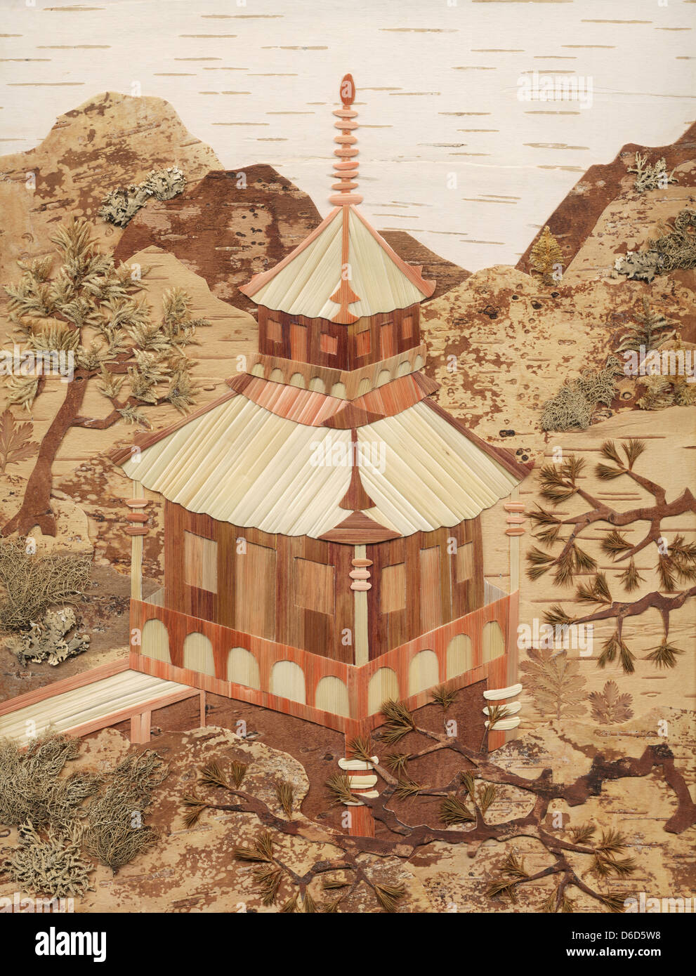 Application : la pagode japonaise Banque D'Images