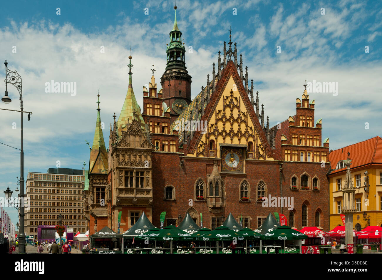 L'hôtel de ville, Wroclaw, Pologne Banque D'Images