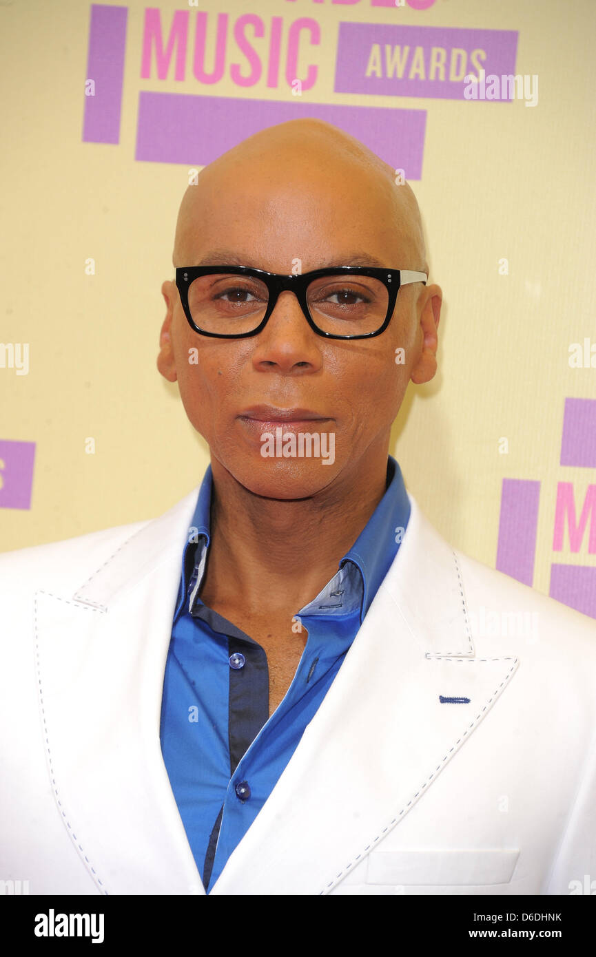 Acteur Ru Paul arrivent à les MTV Video Music Awards au Staples Center de Los Angeles, USA, le 06 septembre 2012. Photo : Hubert Boesl Banque D'Images