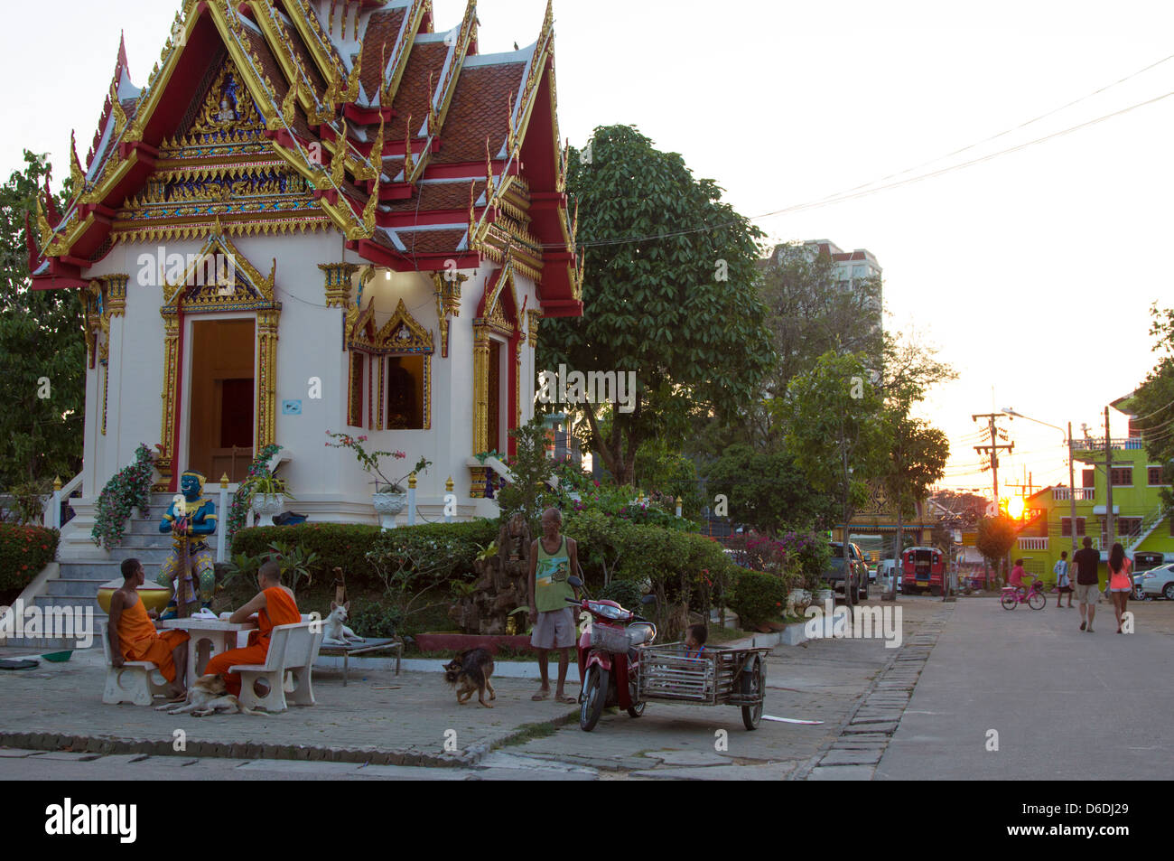 Wat Suwan Khiri Khet Temple Bouddhiste - Karon Beach - Phuket - Thaïlande Banque D'Images