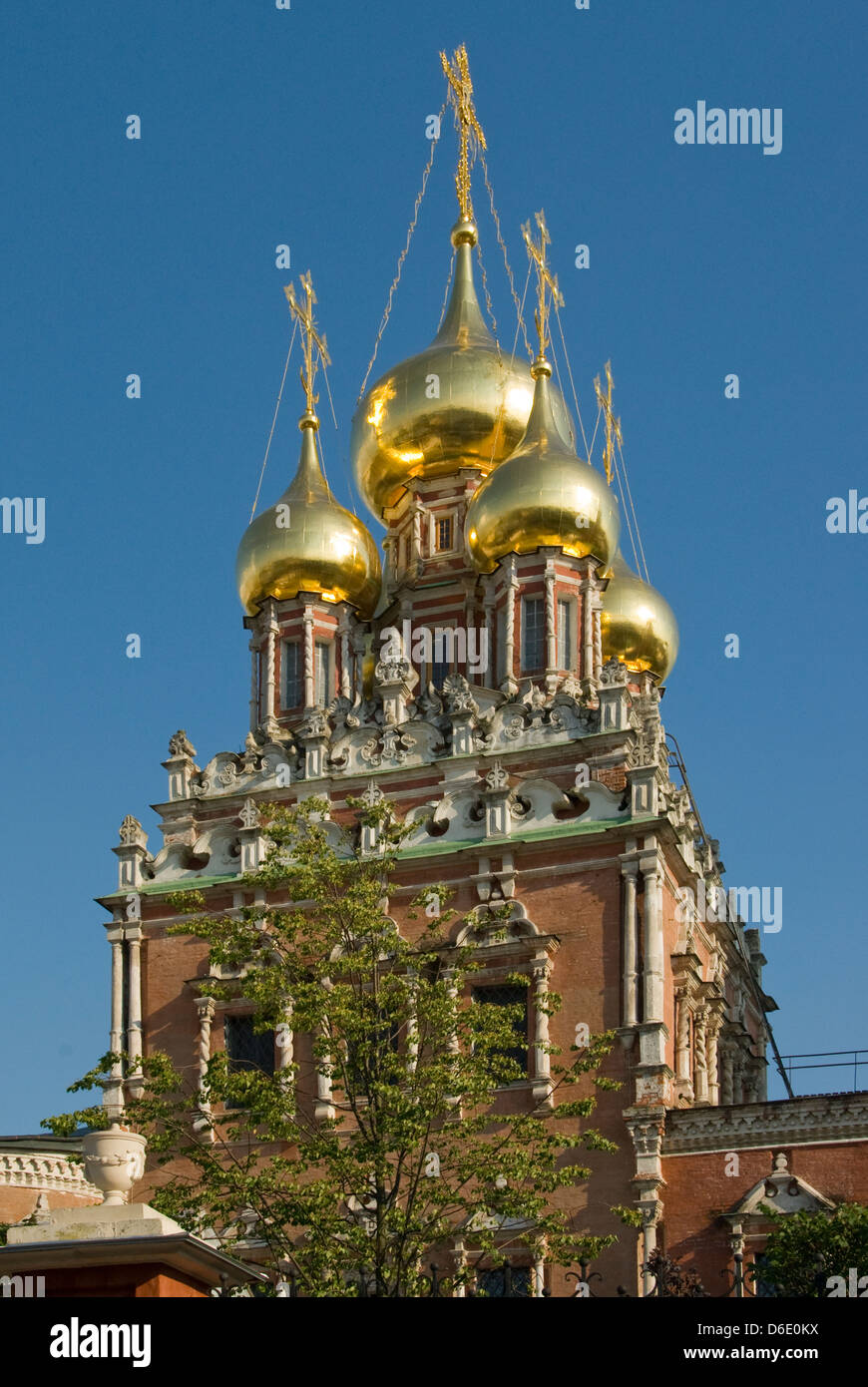 Dans l'église de la résurrection Kadashi Sloboda, Moscou, Russie Banque D'Images