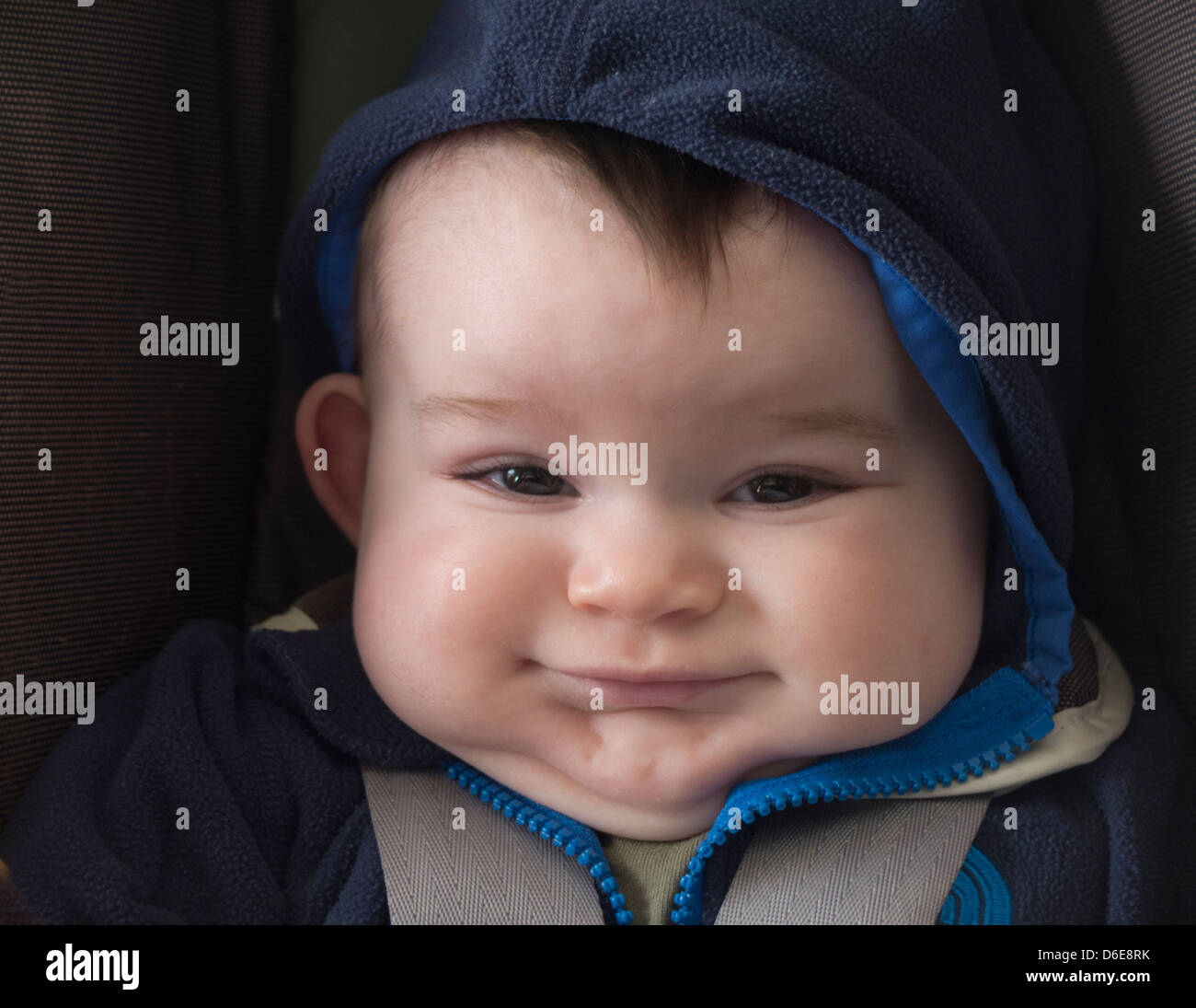 Close up of baby boy face Banque D'Images