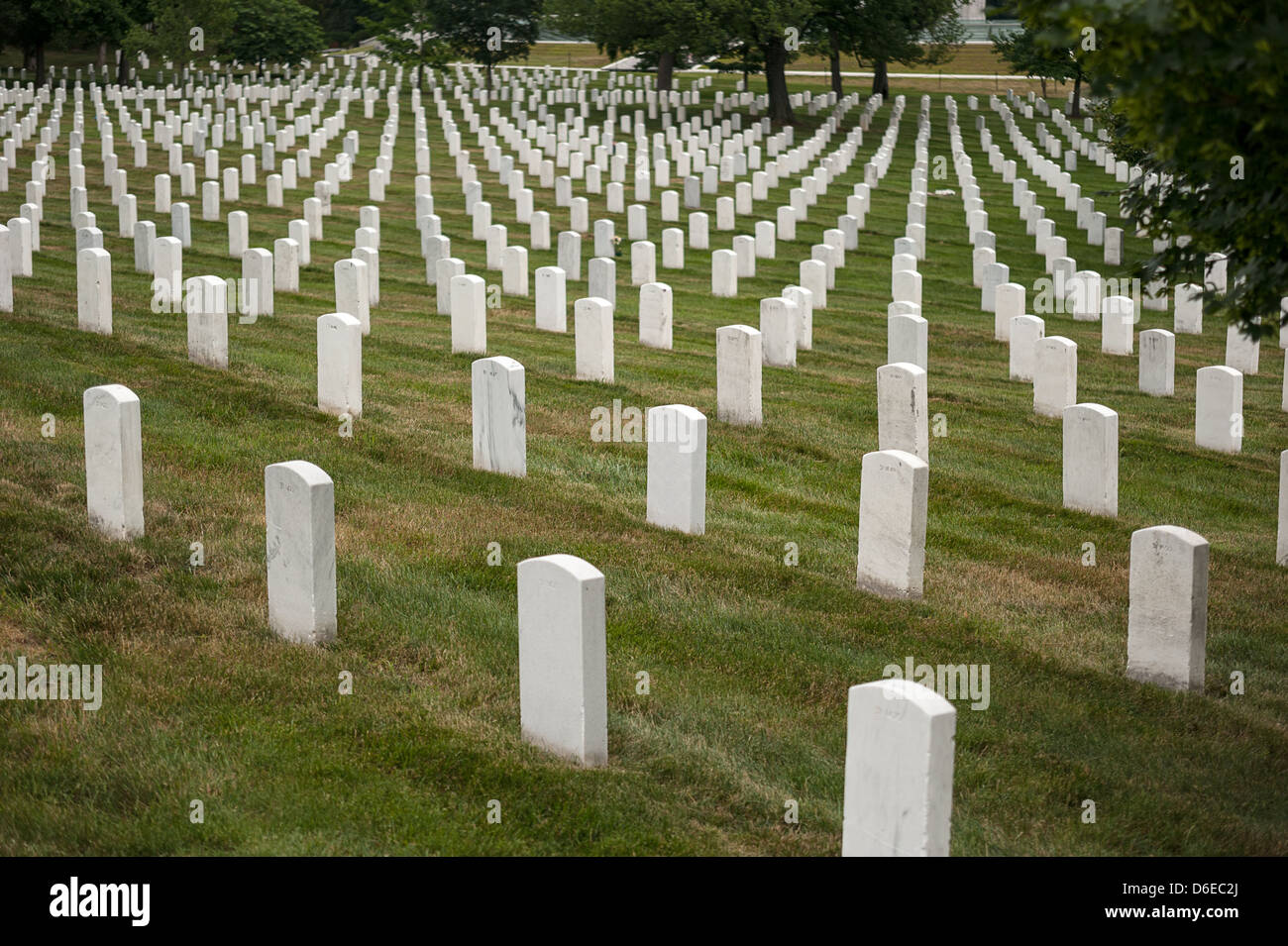 Le Cimetière National d'Arlington, Virginie, USA . Banque D'Images