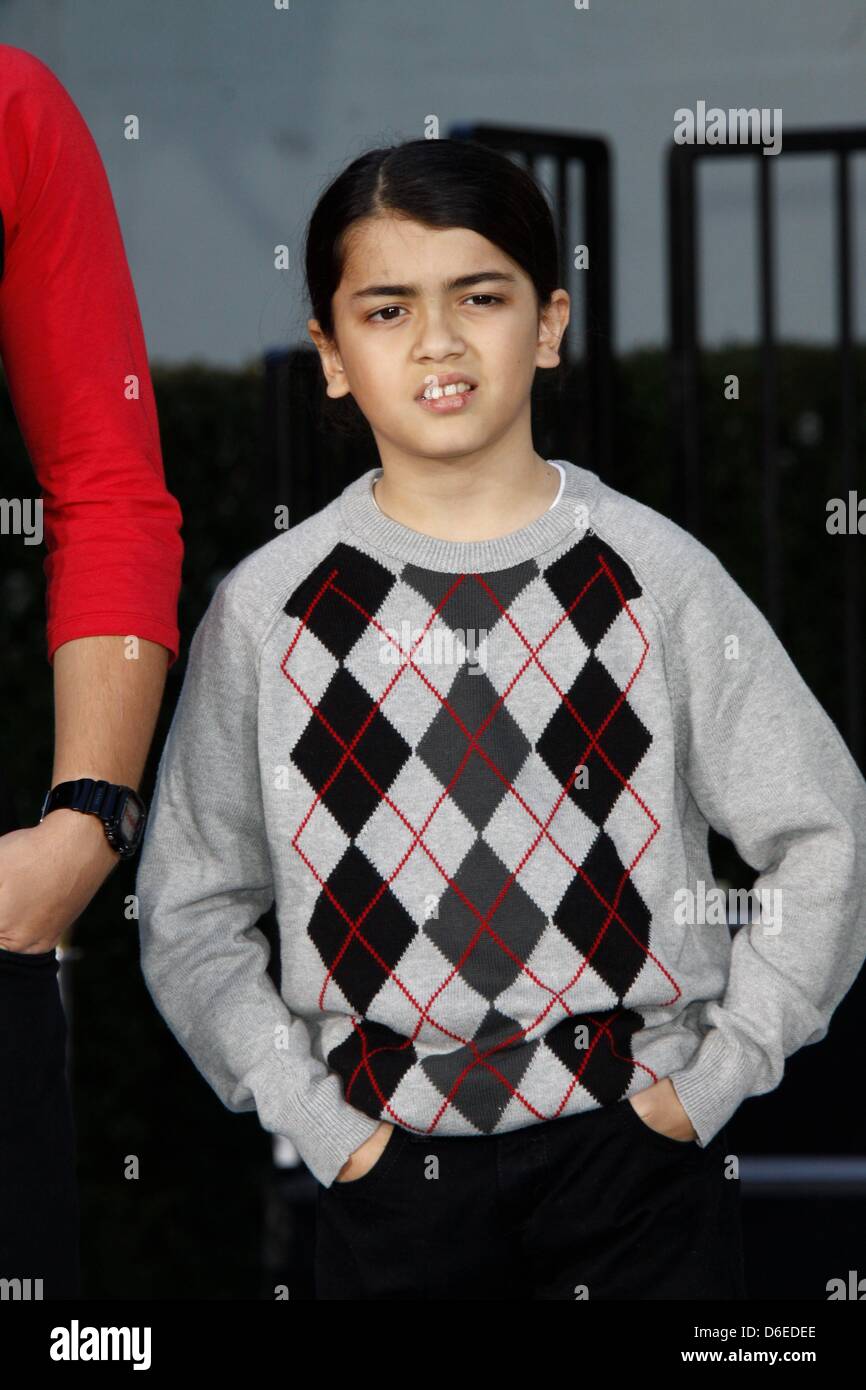 La fille du chanteur Michael Jackson Blanket Jackson assiste à la main et l'empreinte de Michael Jackson à Ceremonyest le Grauman's Chinese Theatre de Los Angeles, USA, le 26 janvier 2012. Photo : Hubert Boesl Banque D'Images