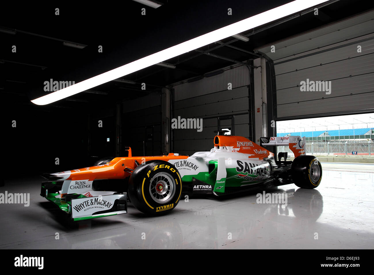 VJM05. Sahara Force India Formula One Team - VJM05 Lancement - Silverstone, UK, 03.02.2012 - Sahara Force India Formula One Team Copyright libre de droit Banque D'Images