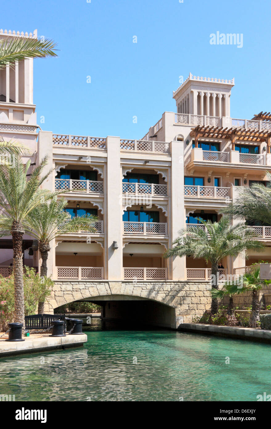 L'hôtel Al Qasr at Madinat Jumeirah, Dubaï, Émirats Arabes Unis Banque D'Images