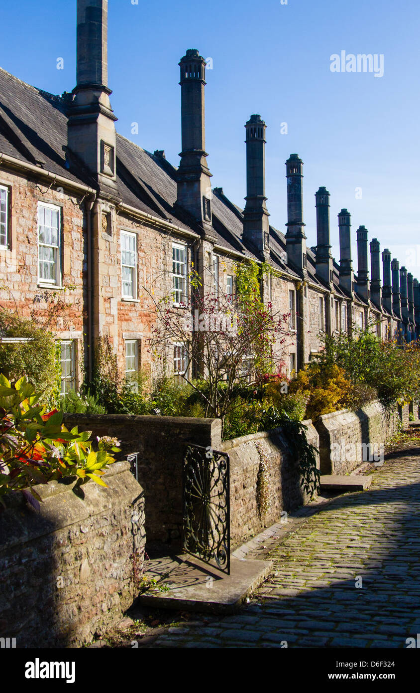 Le vicaire Fermer Wells Somerset en Angleterre Banque D'Images