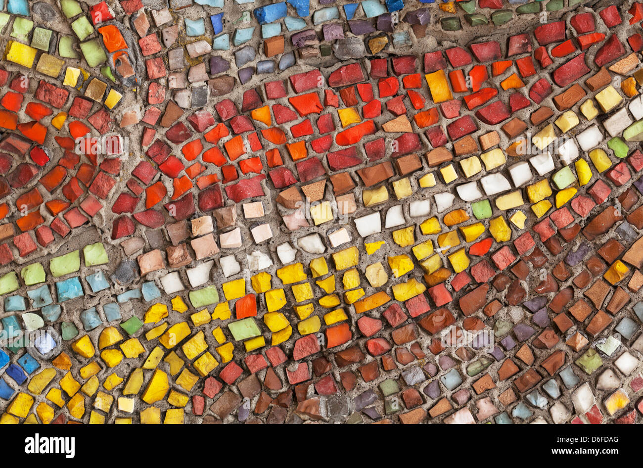 Motif multicolore Pierre Banque D'Images