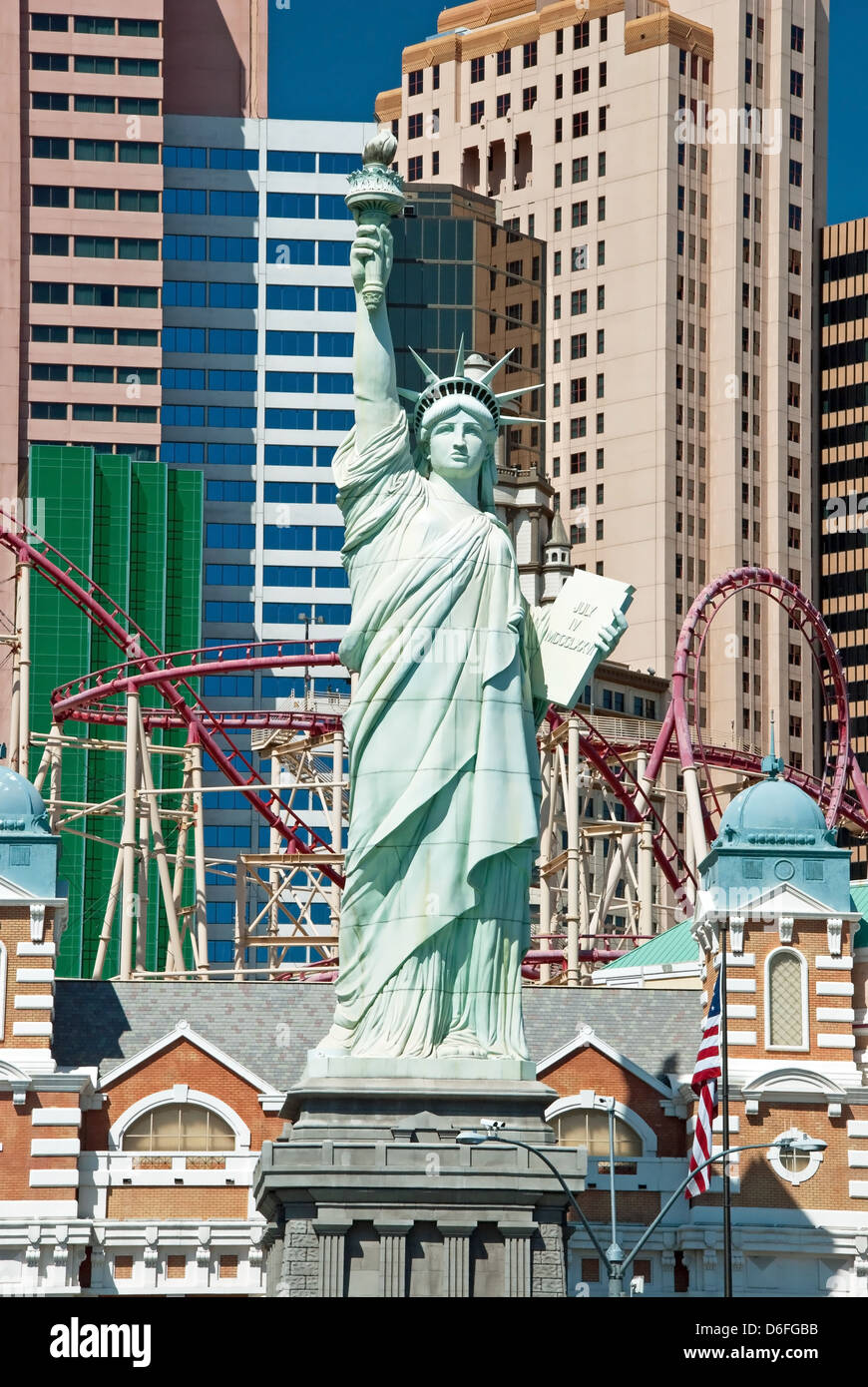 Réplique de la Statue de la Liberté à New YorkNew York sur le Strip de