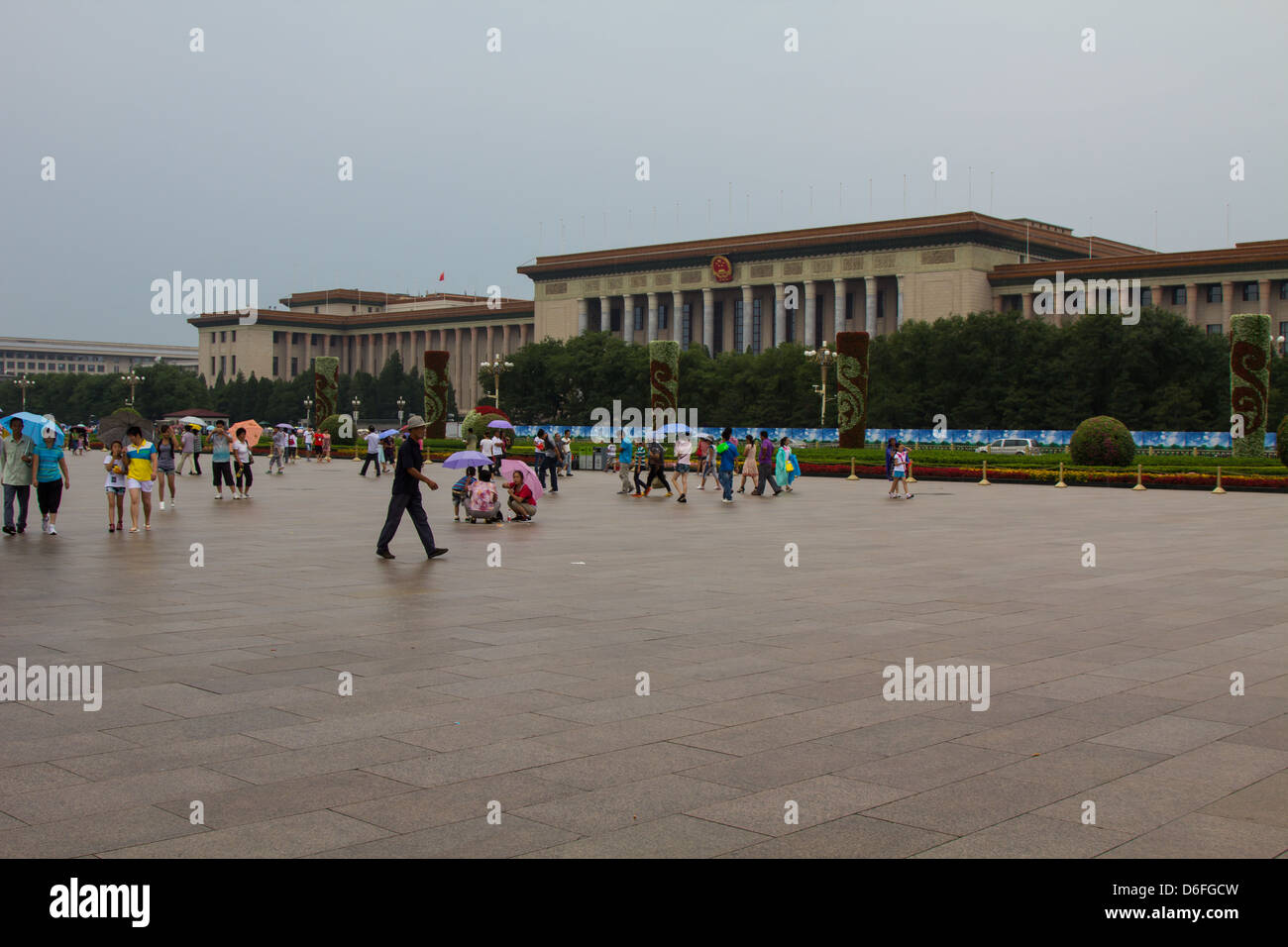 La Place Tiananmen, Pékin, Chine Banque D'Images