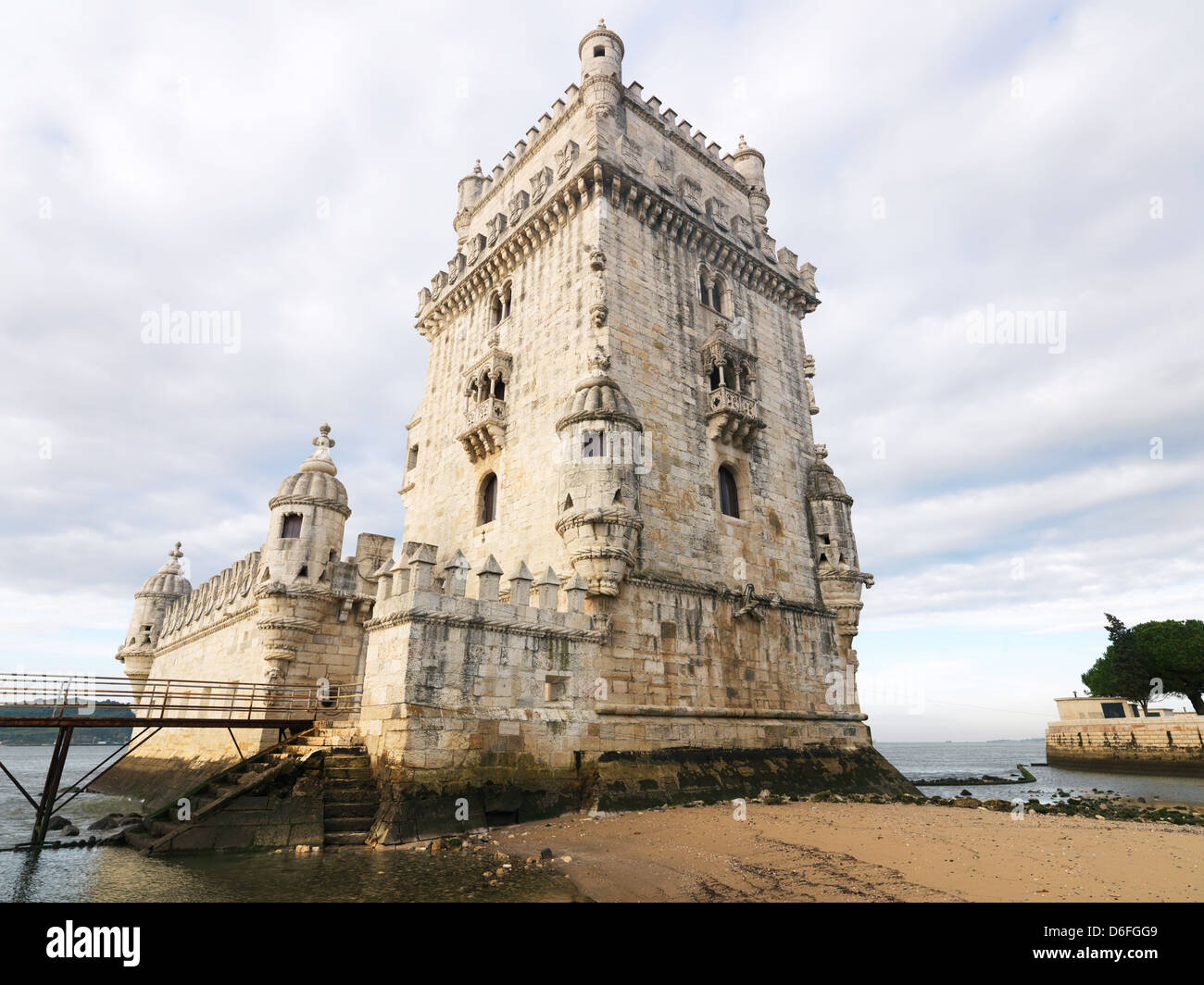 Lisbonne, Portugal, la Torre de Belem Banque D'Images