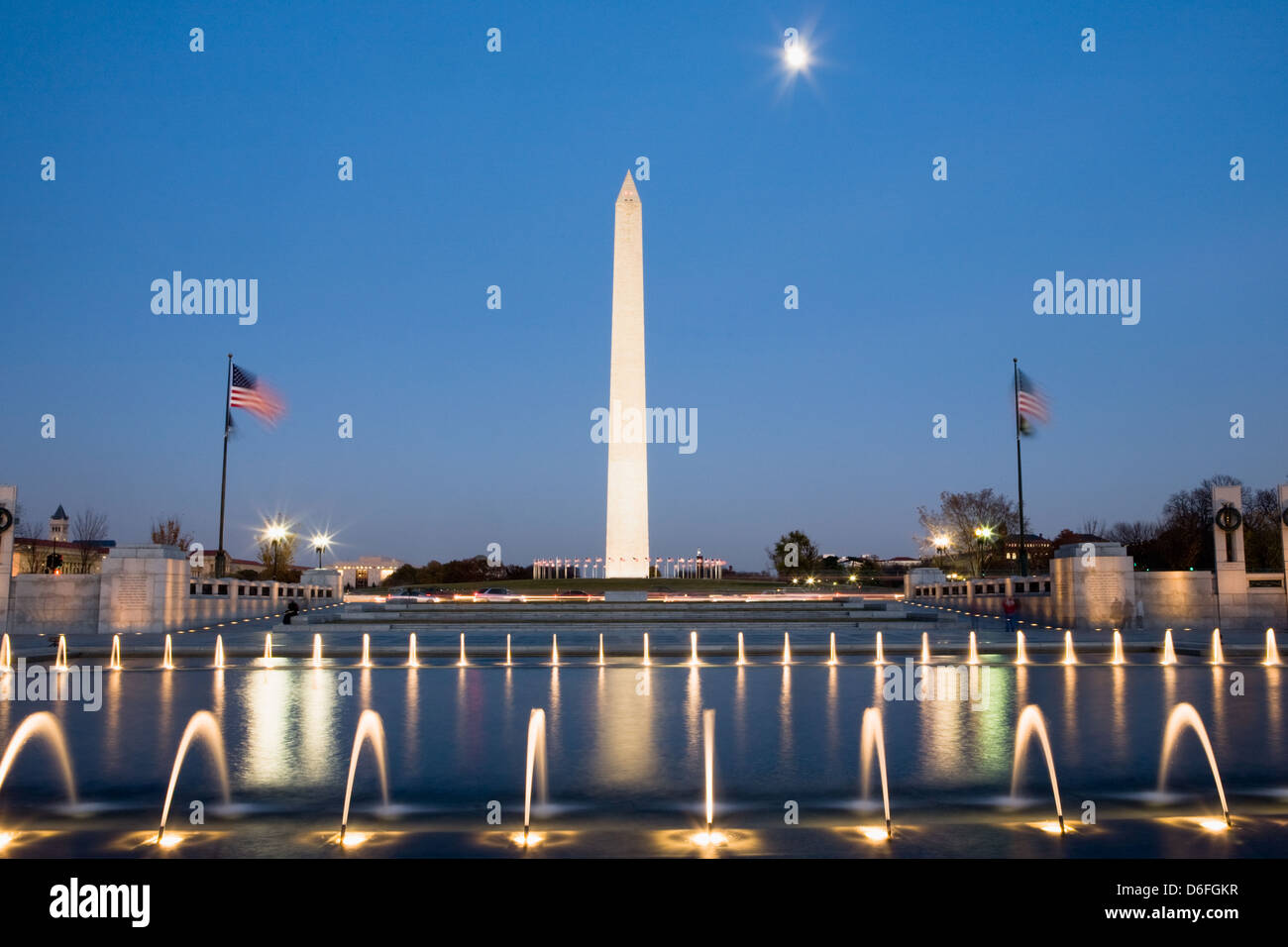 Le Monument de Washington, Washington, D.C. Banque D'Images
