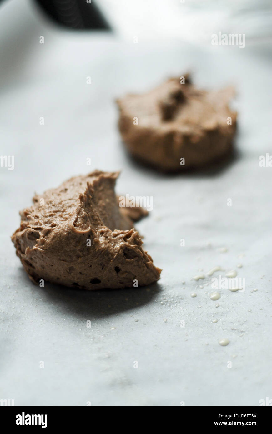 La pâte prête à cuire Banque D'Images