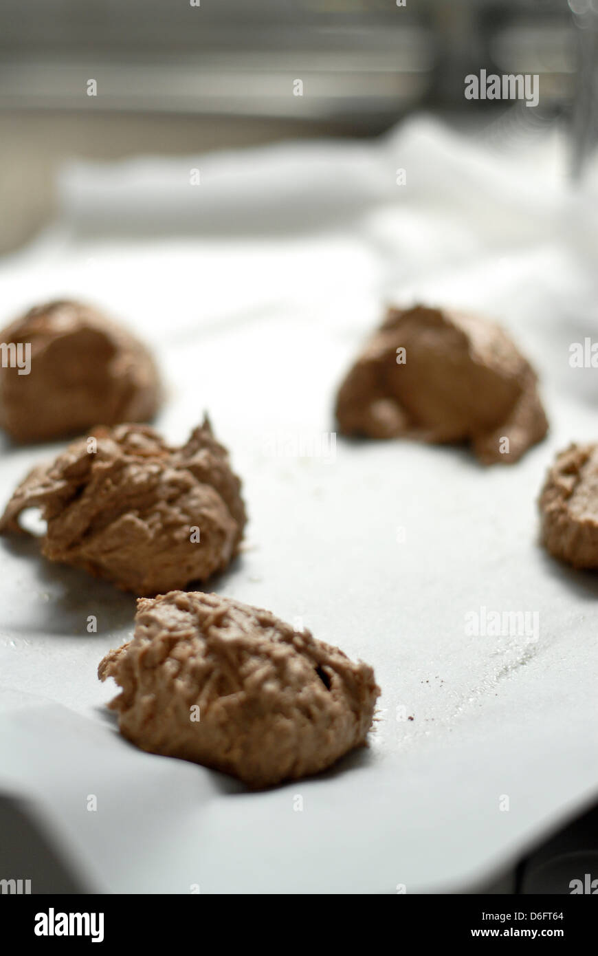 La pâte prête à cuire Banque D'Images