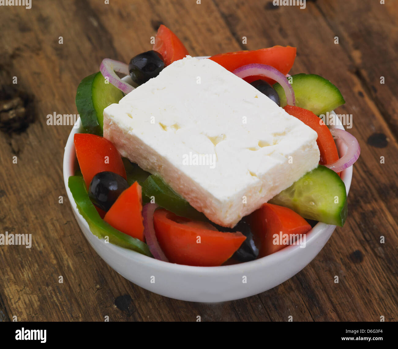 Salade grecque Banque D'Images