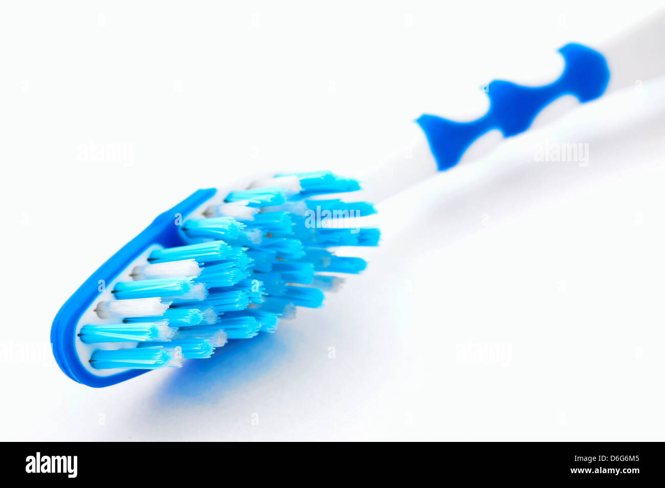 Isolé de la brosse à dents Banque D'Images