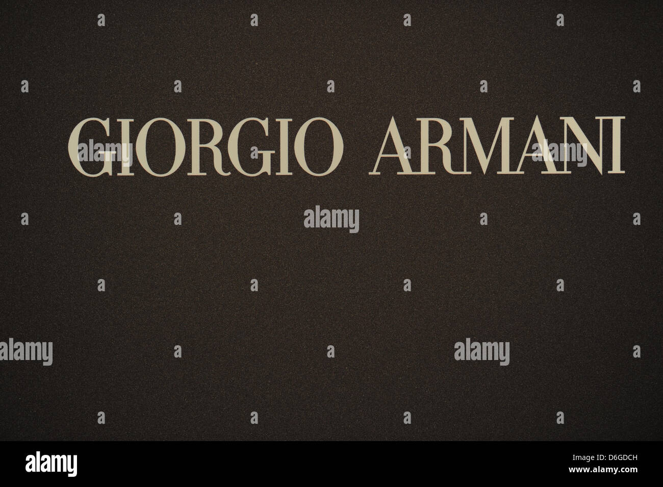 Logo giorgio armani Banque de photographies et d'images à haute résolution  - Alamy