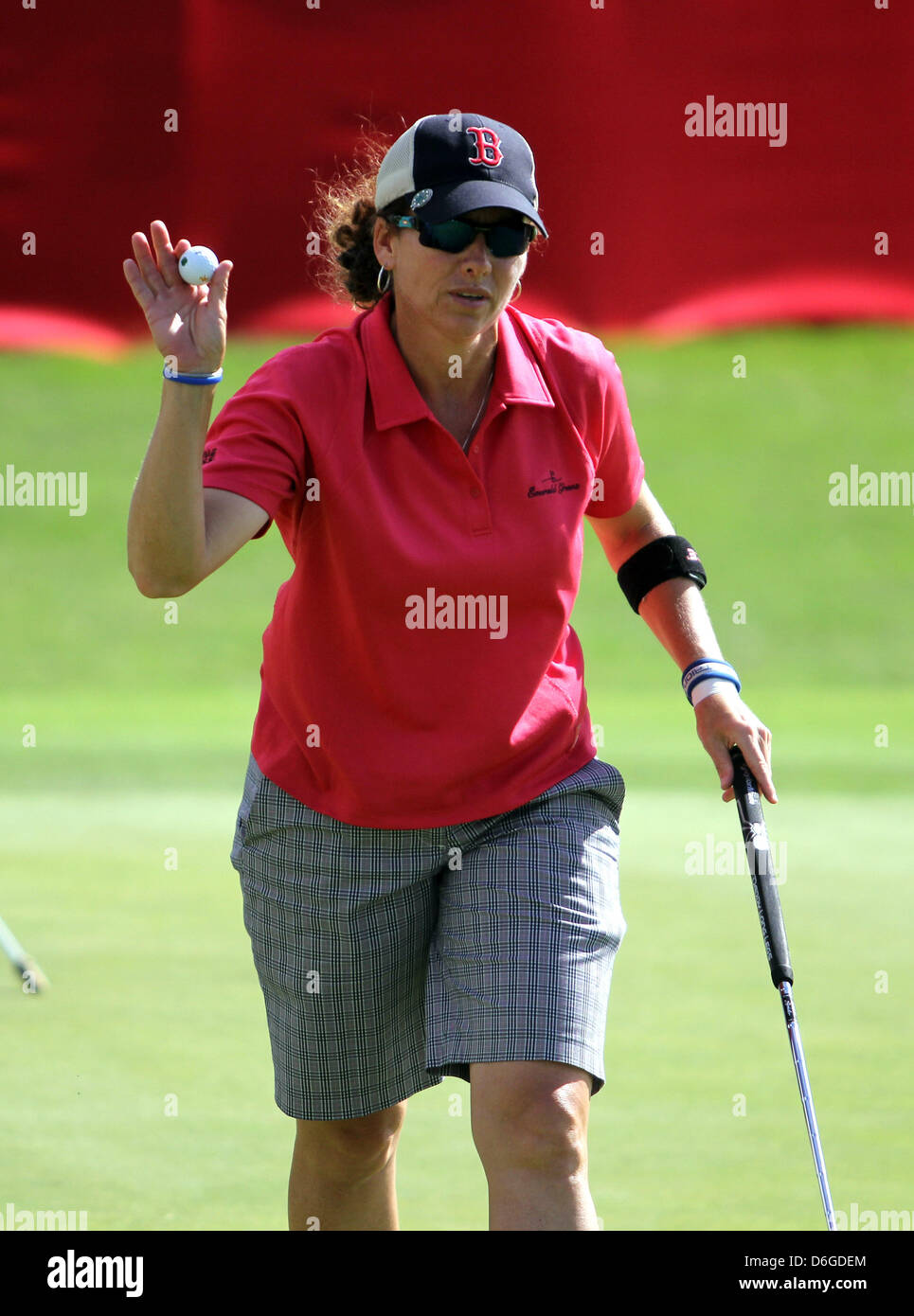 Le 17 avril 2013 - Kapolei, HI, USA - 17 Avril 2013 : Mora Dunn au cours de la première ronde de la Lotte 2013 Championship présenté par J Golf au Ko Olina Golf Club. Banque D'Images