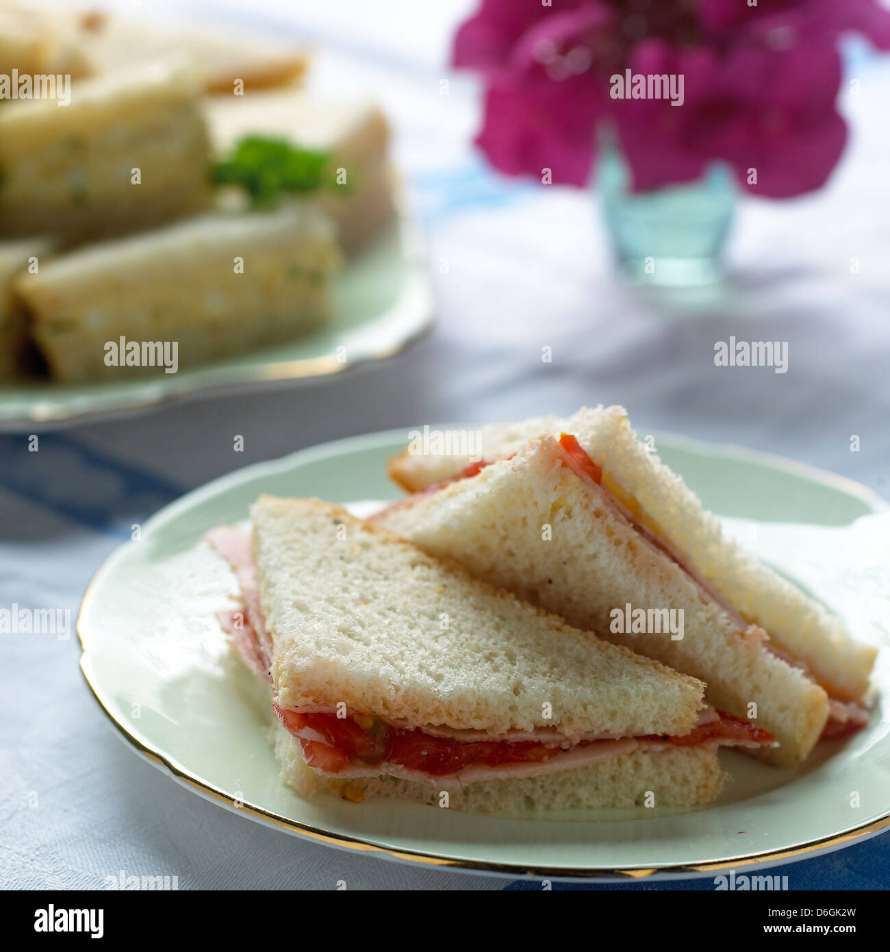 Sandwich tomate Banque D'Images
