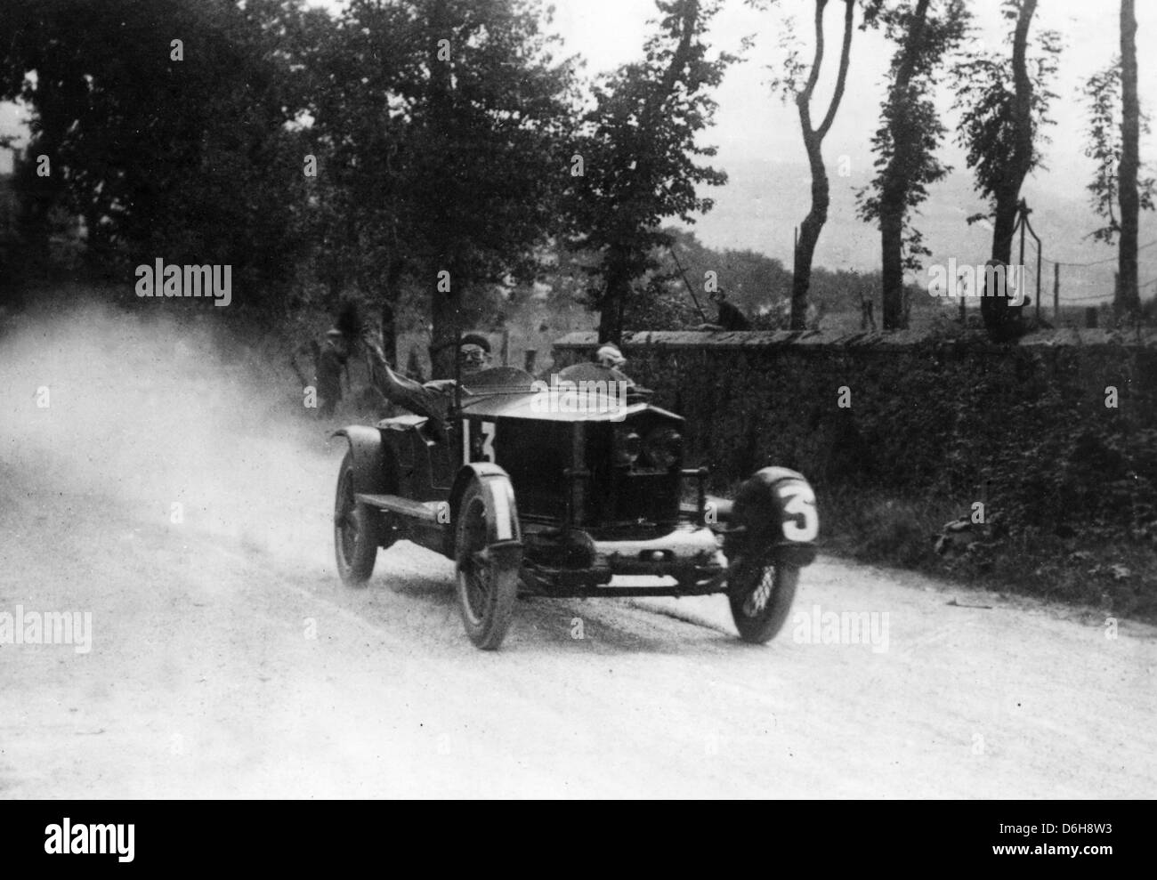 Bignan conduit par Mathys en 1925 Coupe George Boillot Boulogne Banque D'Images