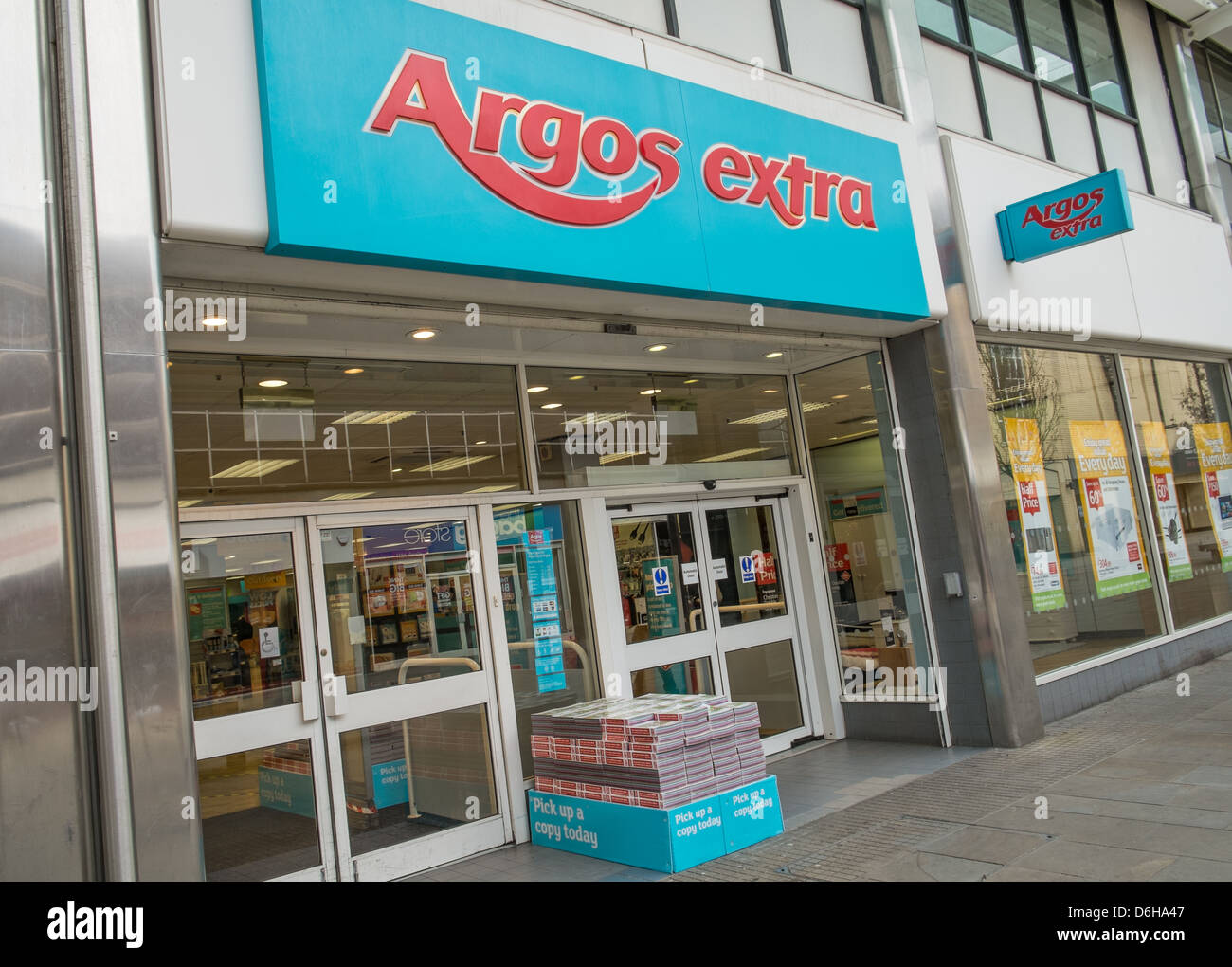 Un lit d''Argos Store France Banque D'Images