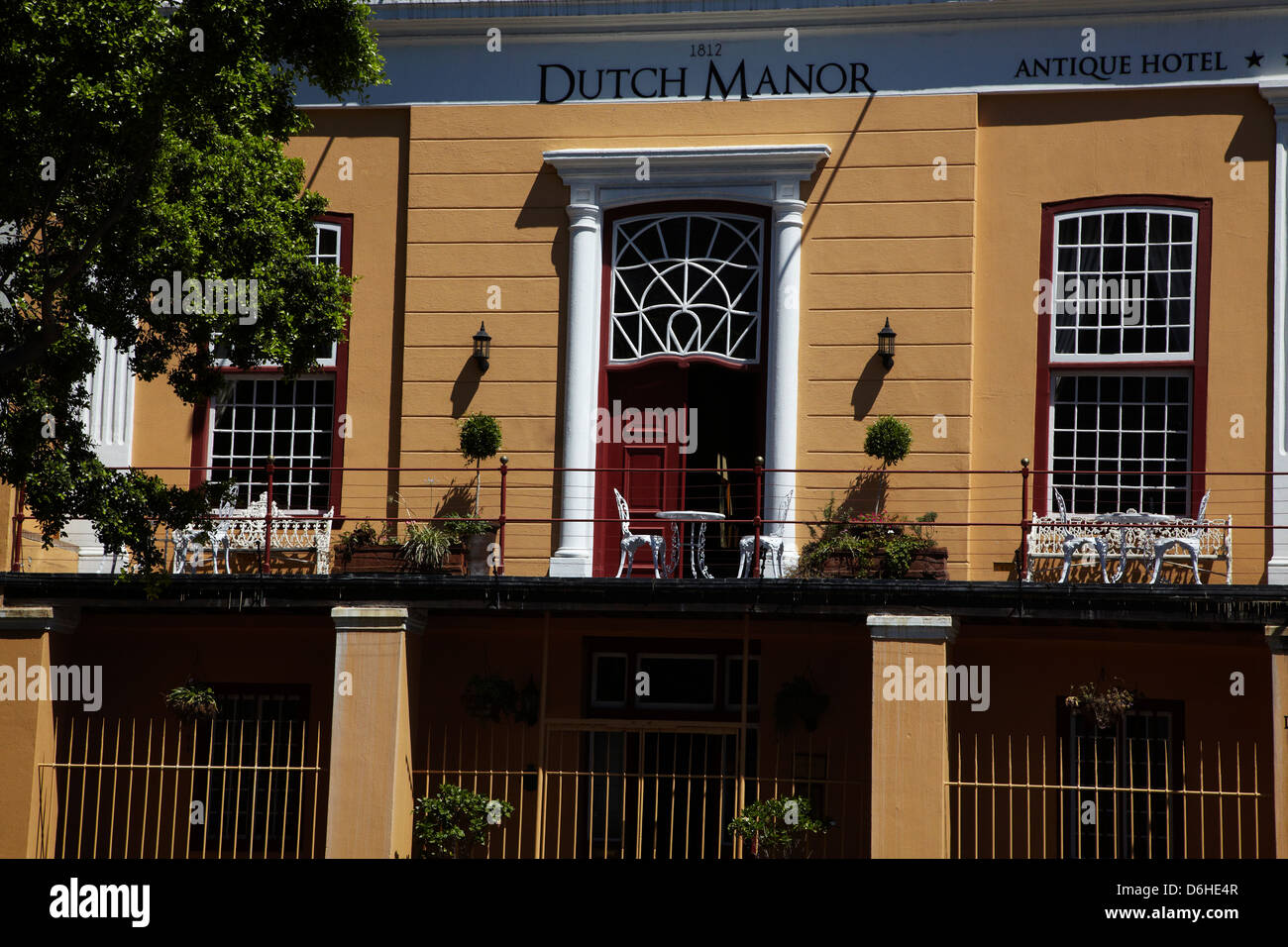 Dutch Manor Antique Hotel (1812), Bo-Kaap, Cape Town, Afrique du Sud Banque D'Images