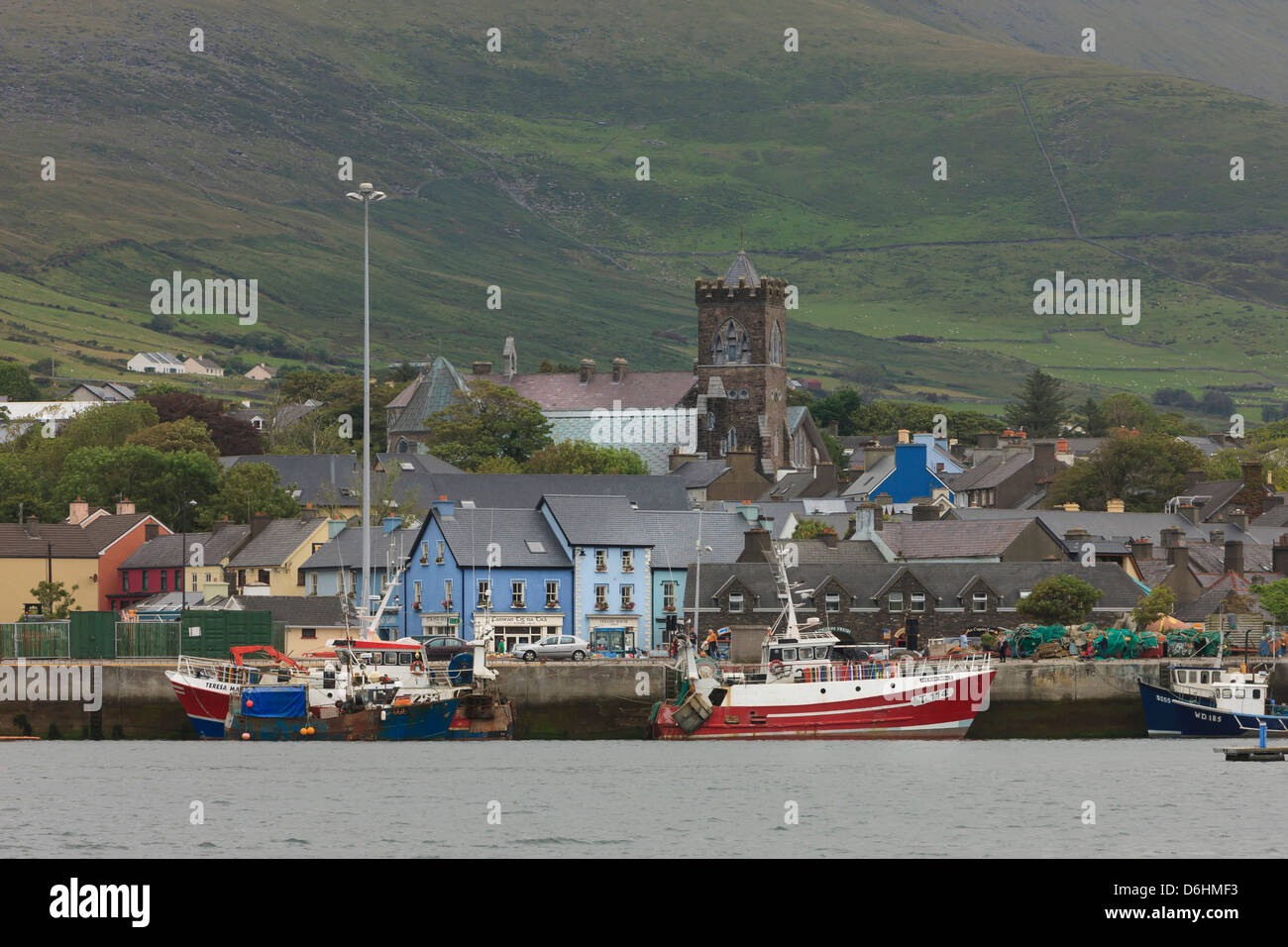 Dingle. Le comté de Kerry. L'Irlande. Le port de Dingle. Banque D'Images