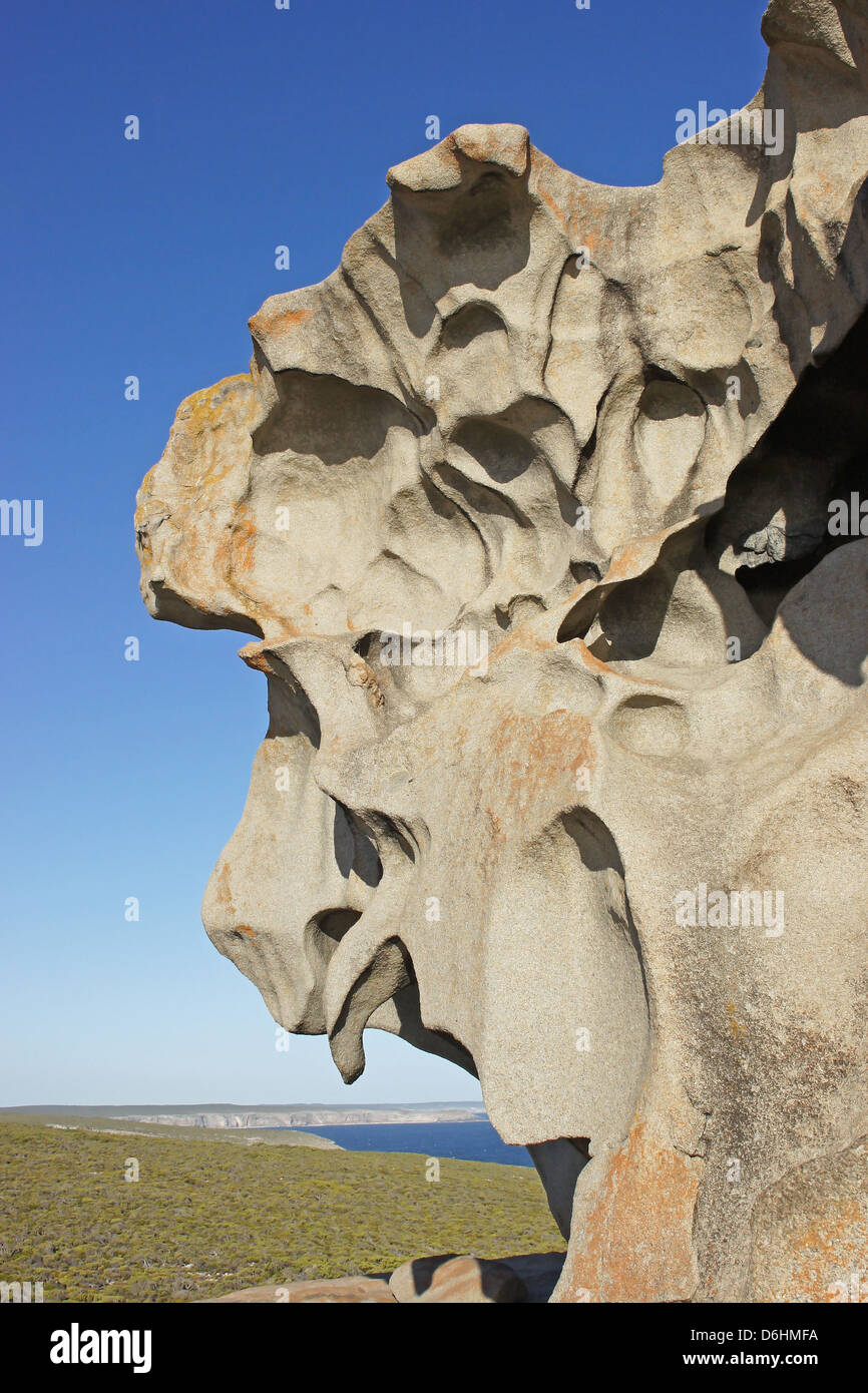 Remarkable Rocks, parc national de Flinders Chase, Kangaroo Island, Australie du Sud Banque D'Images