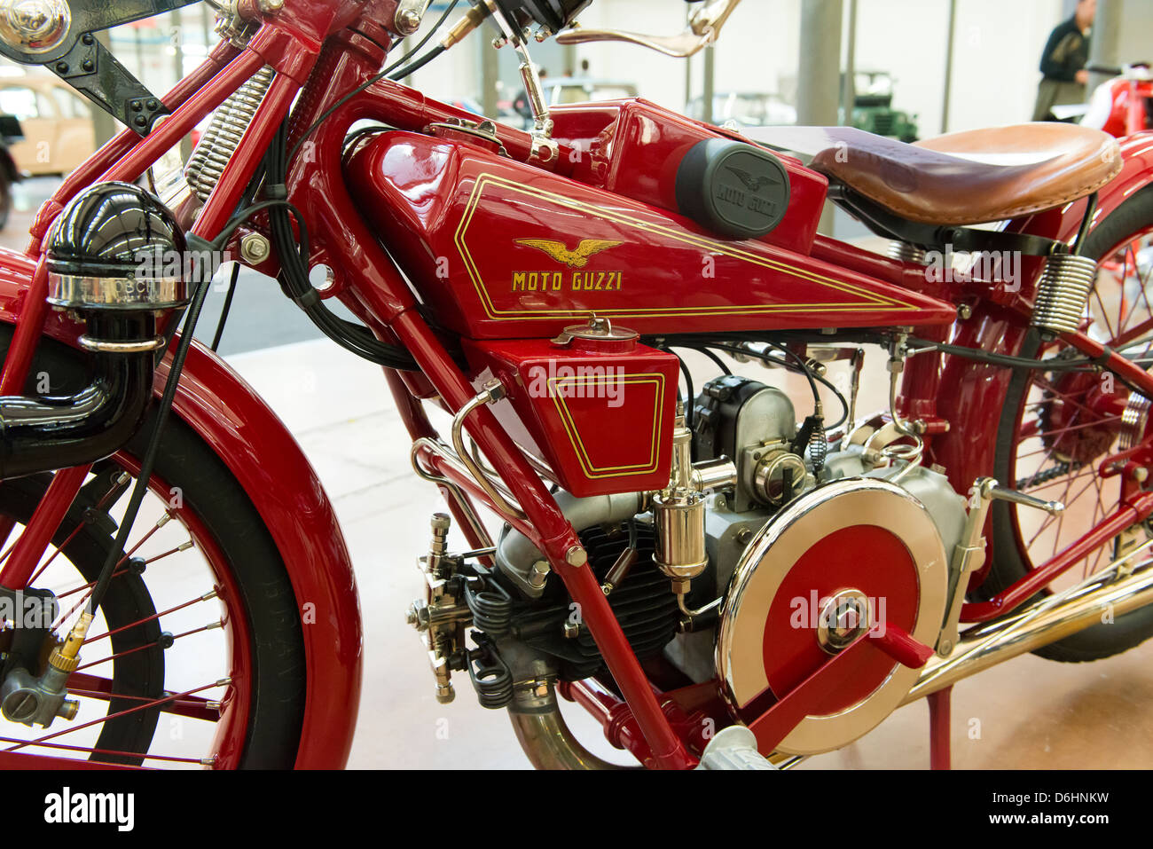 Un particulier de Moto Guzzi C2v moto 1927 Banque D'Images