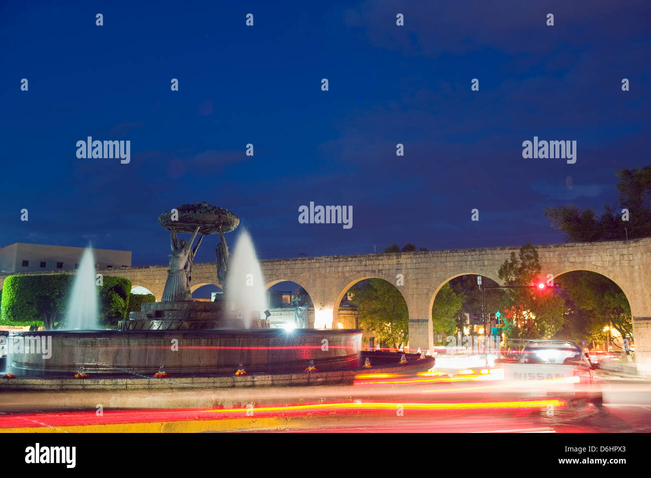 Aqueduc, Morelia, Michoacan, Mexique, Etat de l'Amérique du Nord Banque D'Images