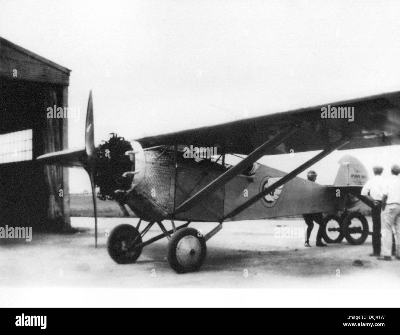 Le Ryan M-1, un avion de haute performance développé par Ryan Aeronautical, était remarquable pour sa conception légère et son ingénierie avancée. Il a contribué au développement de modèles d'avions ultérieurs et a fait partie des premières innovations aéronautiques. Banque D'Images