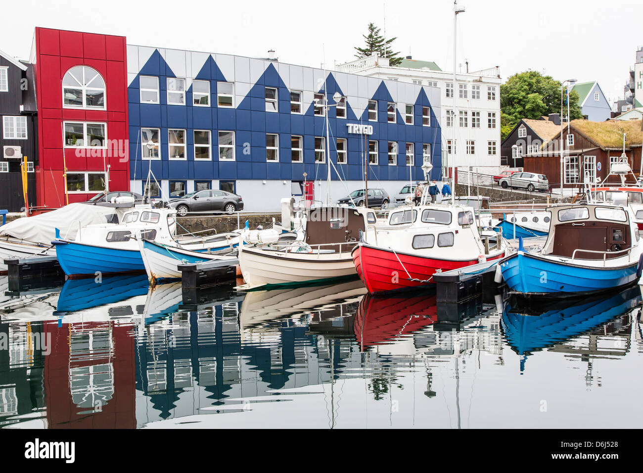 Port de Torshavn, Streymoy, îles Féroé, Danemark, Europe Banque D'Images