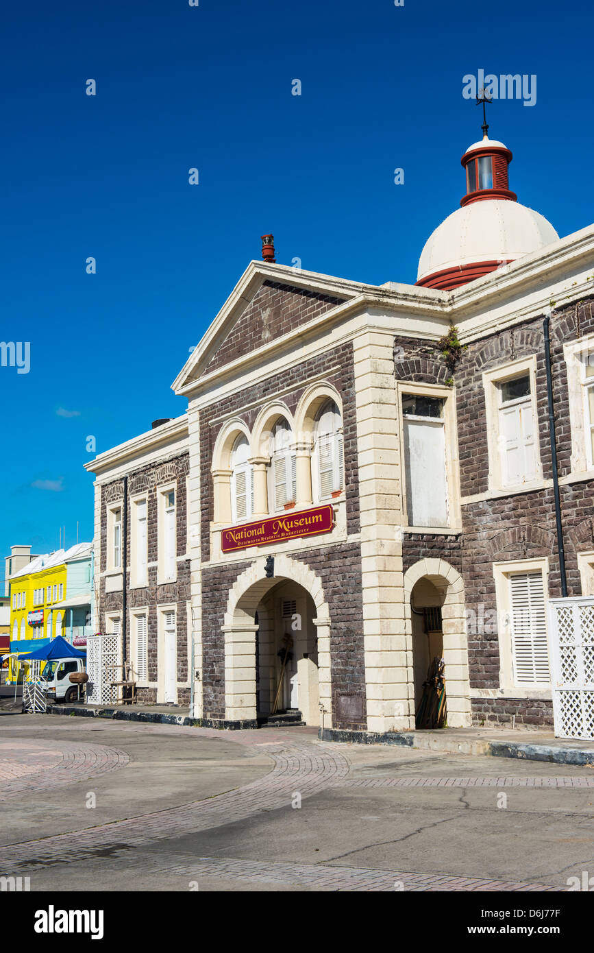 Le quai rénové à Basseterre, Saint Kitts, capitale de Saint Kitts et Nevis, Iles sous le vent, Antilles, Caraïbes Banque D'Images