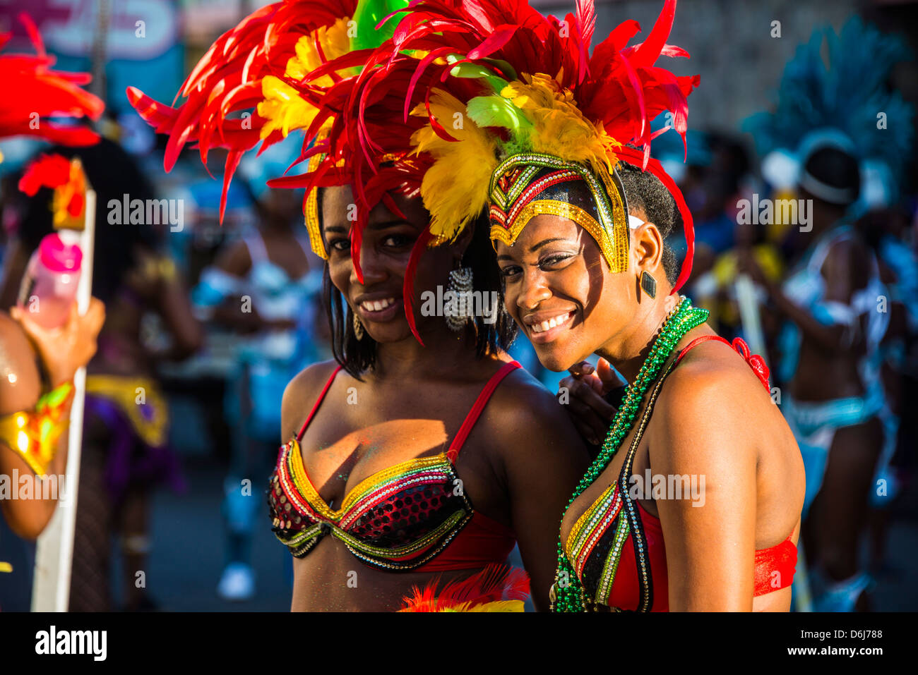 Carnaval à Basseterre, Saint Kitts, Saint Kitts et Nevis, Iles sous le vent, Antilles, Caraïbes, Amérique Centrale Banque D'Images